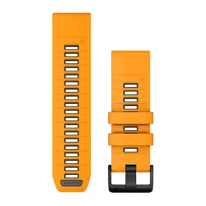 Cinturino in silicone QuickFit 26mm Garmin Spark Orange/Graphite 010-13393-01