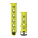 Garmin Cinturino Originale Forerunner 965, 22mm, Silicone, Amp Yellow & Black