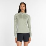 NB athletics heat grid 1/2 zip w WT43200